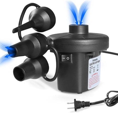 Elektryczna pompka do materacy basenów piłek dmuchańców do domu i na basen 12V 230V