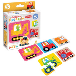 CzuCzu Układam Pojazdy - puzzle dla najmłodszych 5 układanek