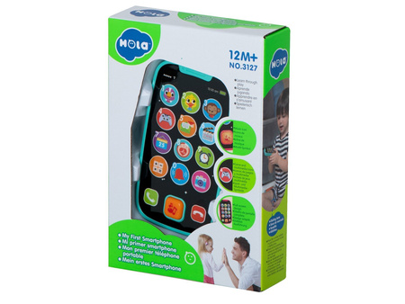 Inreraktywny smartfon dla dzieci HOLA niebieski