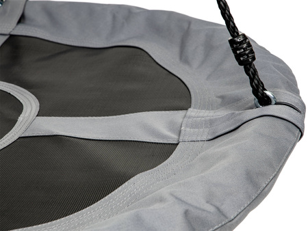 Huśtawka ogrodowa dla dzieci bocianie gniazdo Ecotoys szara 110 cm BOC110 GRAY