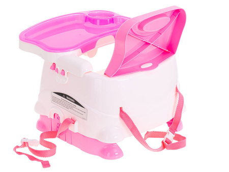 Krzesełko 2w1 stolik interaktywny z muzyką różowy