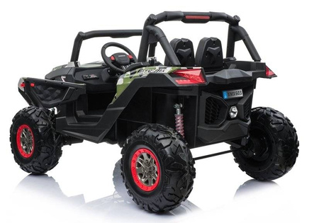 Duży samochód terenowy elektryczny auto na akumulator moro Jeep XMX603 4 silniki 45W