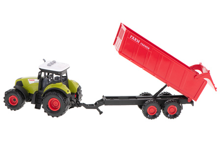 Traktor z przyczepą - dźwięki i światła LED
