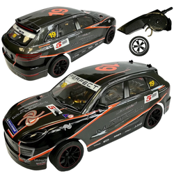 Zdalnie sterowany samochód wyścigowy Auto RC 1:10 2,4GHz czarny