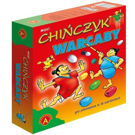 Zestaw gier maxi Chińczyk Warcaby dla dzieci Alexander 
