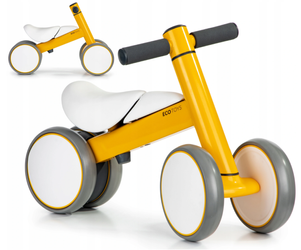 Rower rowerek biegowy dla dzieci chodzik jeździk żółty Ecotoys LC-V1309 ORANGE