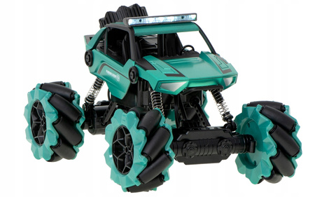 Samochód zdalnie sterowany auto RC na sterowanie niebieski Climbing Car tańczy wspina się 1:14 2 piloty 