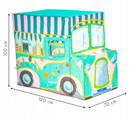 Duży namiot dla dzieci Samochód lodziarnia do ogrodu IPLAY