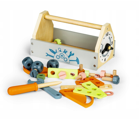 Zestaw Małego Majsterkowicza Narzędzia w skrzyni Mini warsztat Ecotoys TL80013