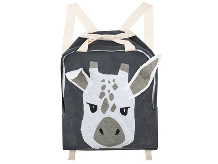 Plecak dla przedszkolaka Plecaczek - szara Żyrafa