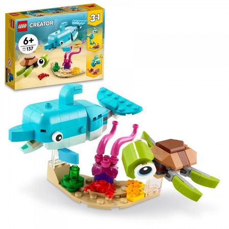 Lego Creator 3w1 - Delfin i Żółw 31128