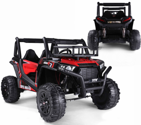 Duży samochód terenowy na akumulator Jeep Auto elektryczne dla dzieci ze światłem LED JS360