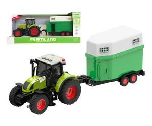 Duży traktor farmera z przyczepką dla dzieci Zabawkowy pojazd