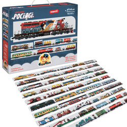 CzuCzu Puzzle Układam Pociągi 104 elementy + plakat