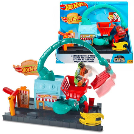 Hot Wheels Zestaw Tematyczny Pułapka Skorpiona + samochodzik