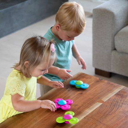 Wirujące Przyssawki Whirly Squigz Zestaw miękkich zabawek dla dzieci Fat Brain Toys FA210-1 