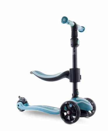 Hulajnoga balansowa trójkołowa dla dzieci Sun Baby niebieska Flash koła LED