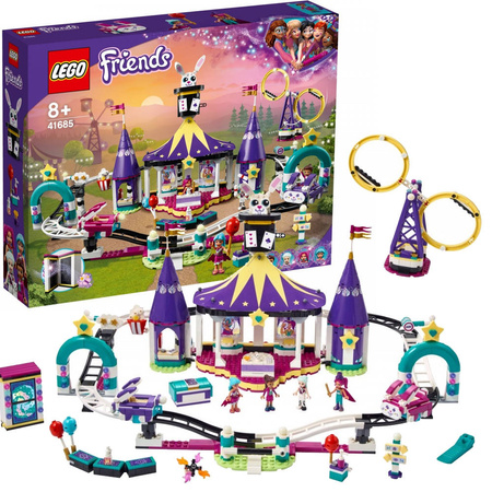 LEGO Friends Magiczne wesołe miasteczko z kolejką górską 