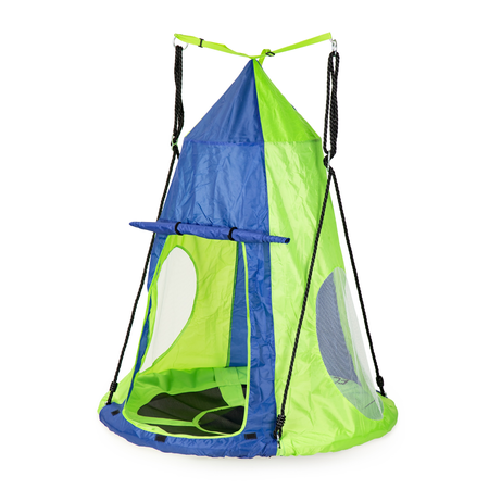 Namiot ochronny na huśtawkę bocianie gniazdo dla dzieci Domek ogrodowy ECOTOYS B-TNT01 BLUE