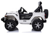 Samochód na akumulator Jeep Wrangler Rubicon elektryczny Auto dla dzieci 2 silniki światła LED biały