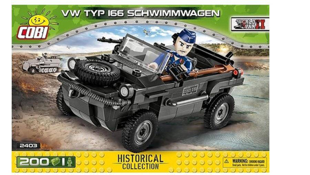 Klocki COBI -  VW Typ 166 Schwimmwagen skala 1:35