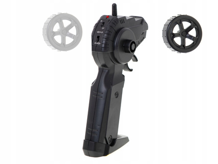 Duży samochód RC zdalnie sterowany Rock Crawler Climbing 1/18 dla dzieci Auto wspina się czerwony