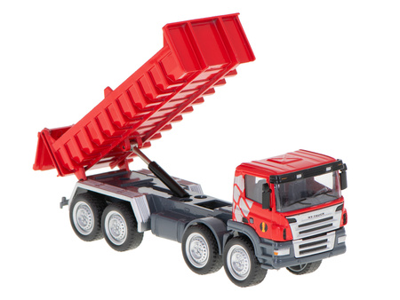 Wywrotka metalowe auto budowlane Die-Cast czerwona