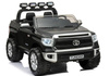 Czarna Toyota Tundra samochód elektryczny auto na akumulator dla dzieci 2 silniki dźwięk światła LED