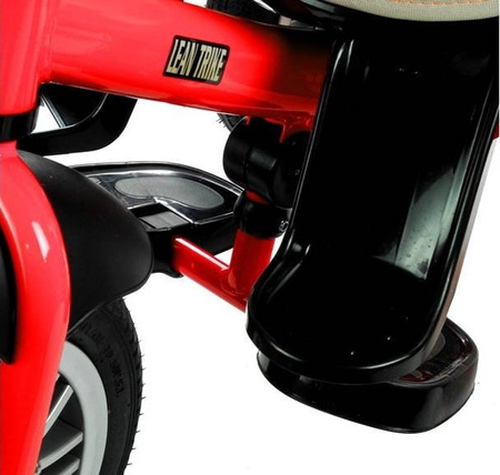 Rowerek trójkołowy dla dzieci wózek spacerówka z daszkiem PRO800 czerwony