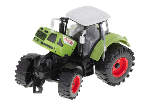 Traktor duży pojazd rolniczy zielony ciągnik