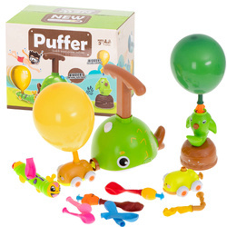 Zestaw aerodymnamiczna wyrzutnia samochodów na balony Ryba