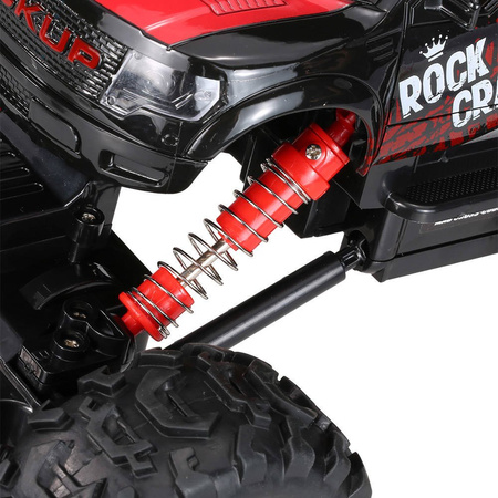 Duży samochód zdalnie sterowany ROCK CRAWLER Auto RC 1:14 2,4GHz czerwony