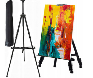 Sztaluga malarska do malowania duża składana studyjna 160 cm pokrowiec