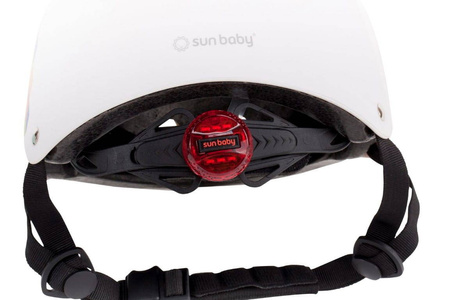 Kask rowerowy dla dzieci M z lampką LED Cubic Sun Baby 3-7 lat