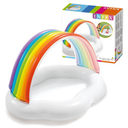 Dmuchany basen dla dzieci chmurka z tęczą INTEX 57141