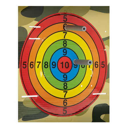 Duży karabin bębenkowy Wyrzutnia na naboje Pistolet na strzałki BLASTER dla dzieci 40 nabojów zielony