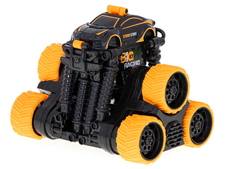 Duży zdalnie sterowany samochód kaskaderski Stunt Car RC SY006 Auto akrobata pomarańczowy