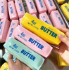 Gniotek dla dzieci masło butter chrupiący mix kolorów żółty niebieski różowy zabawka antystresowa