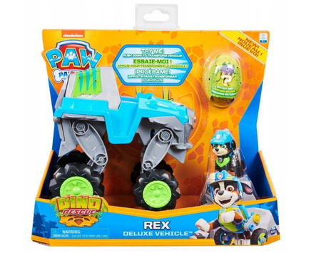 Psi Patrol Zestaw Tematyczny Dino Rescue Rex z figurką 