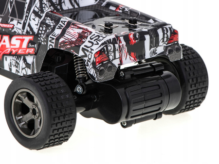 Duży samochód RC zdalnie sterowany Rock Crawler Climbing 1/18 dla dzieci Auto wspina się czerwony
