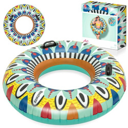 Dmuchane koło do pływania z uchwytami kolorowe 107 cm Bestway