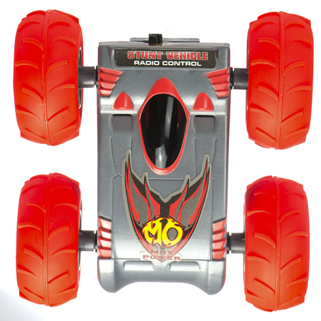 Samochód zdalnie sterowany RC Stunt Car Supermount Auto na pilota dla dzieci czerwony