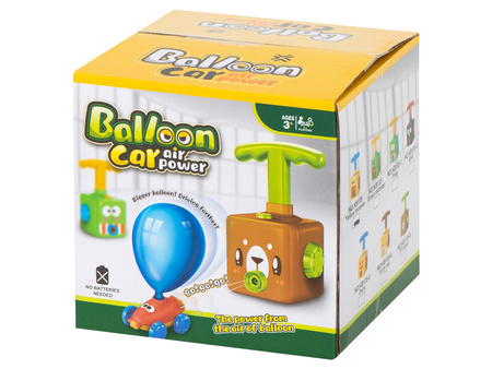 Zestaw aerodymnamiczna wyrzutnia samochodów na balony 16elem.