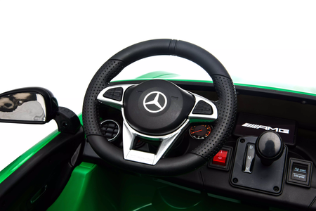 Luksusowy samochód elektryczny dla dzieci HL289 Mercedes GTR Auto na akumulator zielony