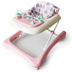 Edukacyjny chodzik jeździk dla dzieci różowy 2w1 Ecotoys J-A202C0 PINK