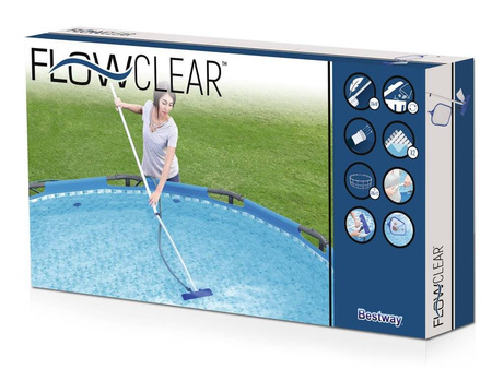 Zestaw do czyszczenia basenu odkurzacz siatka 2w1 Bestway