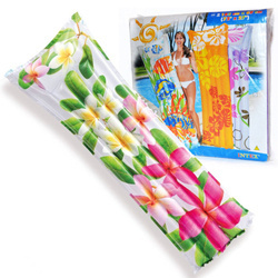 Dmuchany materac plażowy - Kwiaty INTEX 59720