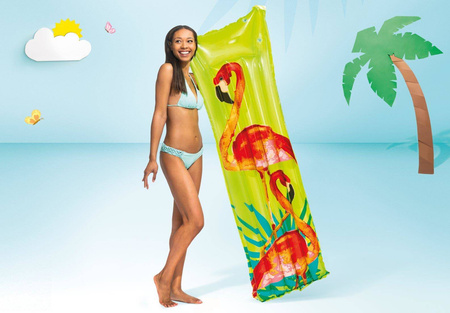 Dmuchany materac plażowy - Flaming INTEX 59720