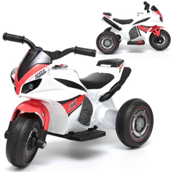 Duży motocykl elektryczny Motor na akumulator dla dzieci Skuter biały GTM5588