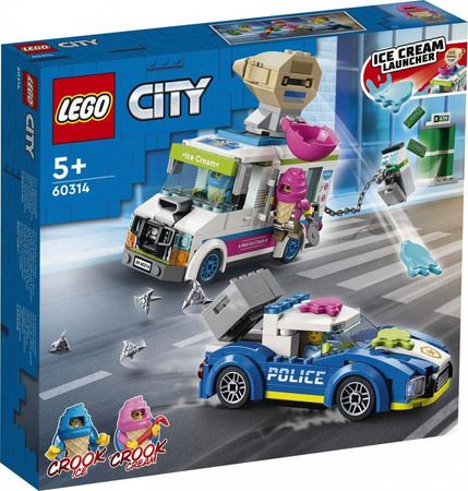 LEGO City 60314 Policyjny pościg za furgonetką z lodami